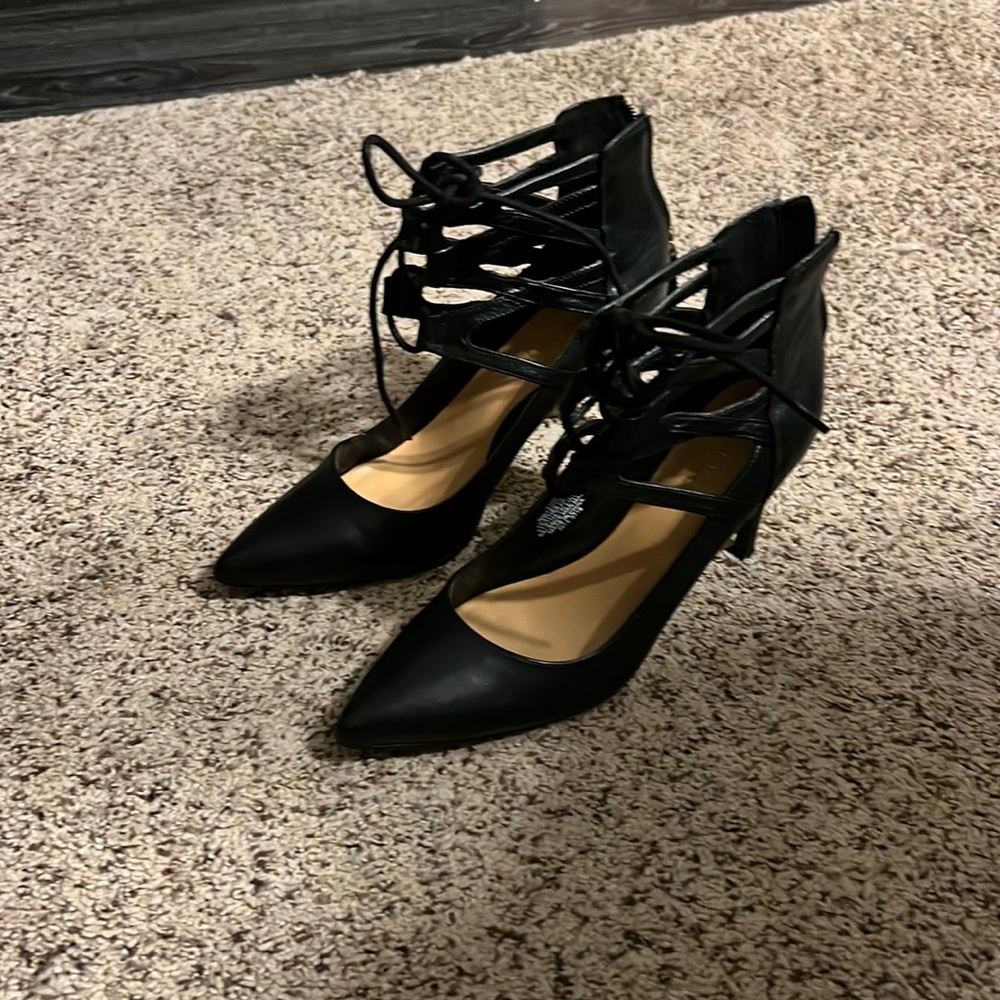 Sexy lace up heels